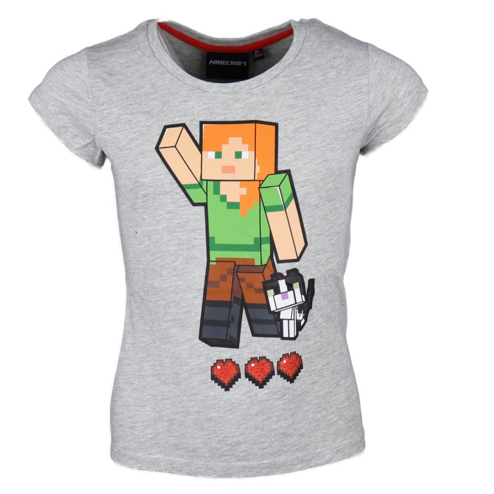 Minecraft Kinderkurz T-Shirt, Oberteil 4 Jahre