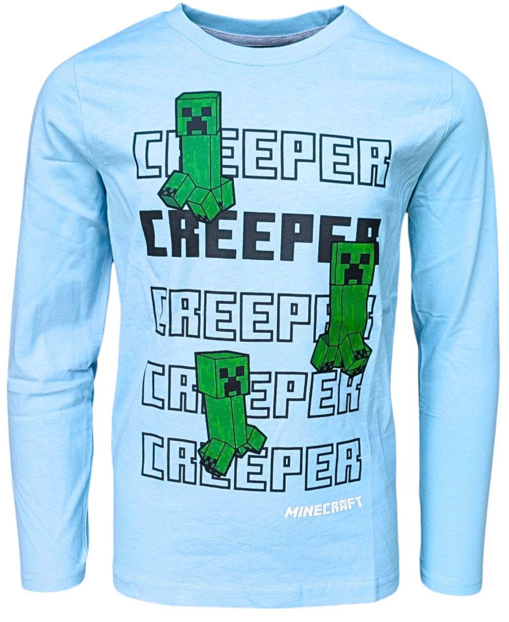 Minecraft Creeper Kinder Langarmshirt, Oberteil 6 Jahre / 116 cm