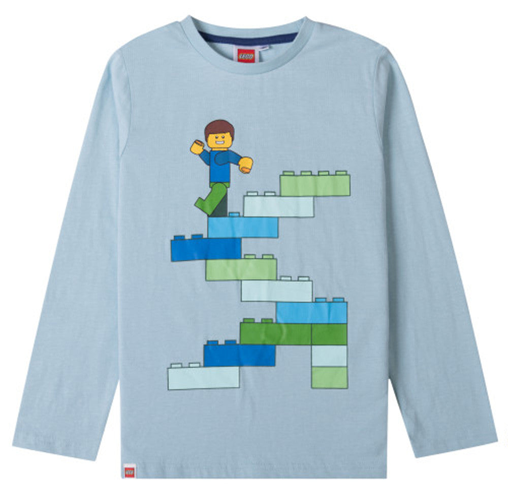 Lego Block Light Blue Kinder Langarmshirt, Oberteil 3 Jahre / 98 cm