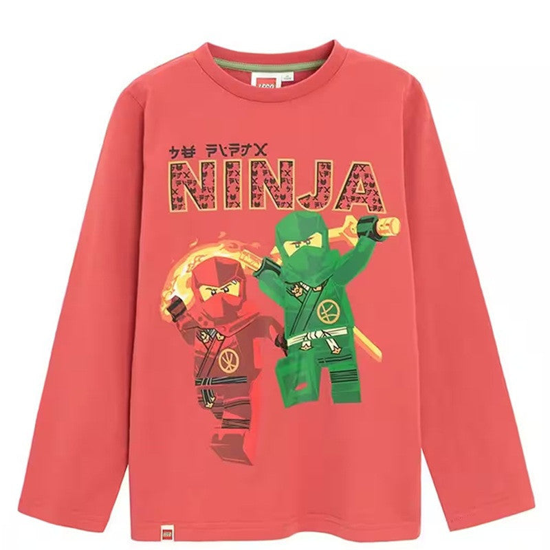 Lego Be Ninja Red Ninjago Kinder Langarmshirt, Oberteil 4 Jahre / 104 cm
