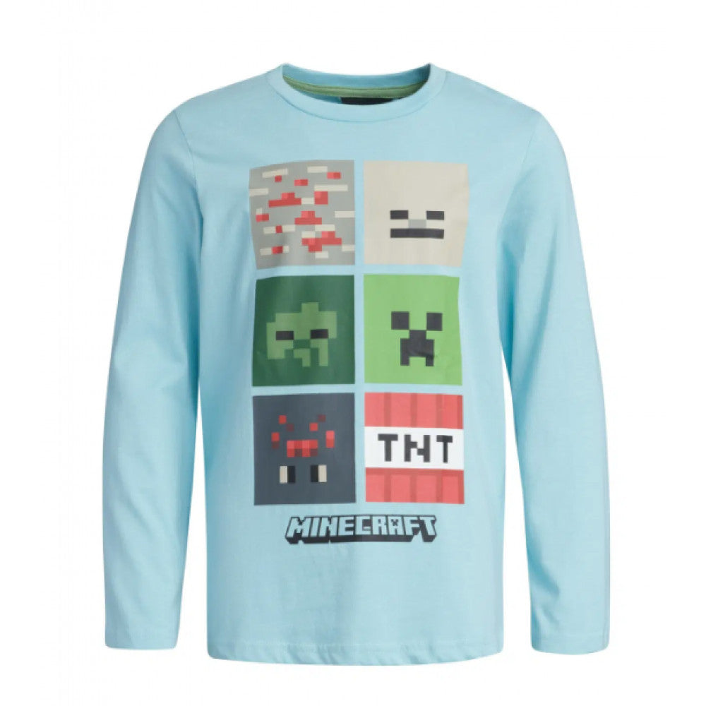 Minecraft Blockbuster Kinder Langarmshirt, Oberteil 6 Jahre