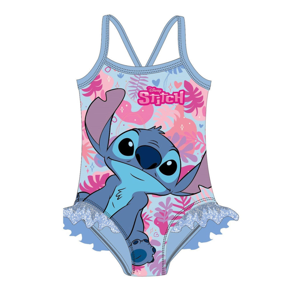 Disney Lilo und Stitch Bliss Blue Kinder-Badeanzug, 5/6 Jahre