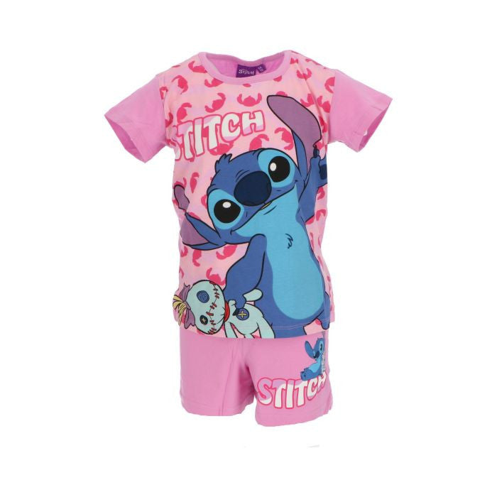 Disney Lilo und Stitch Scrump Pink kurze Kinderpyjamas 3 Jahre / 98 cm