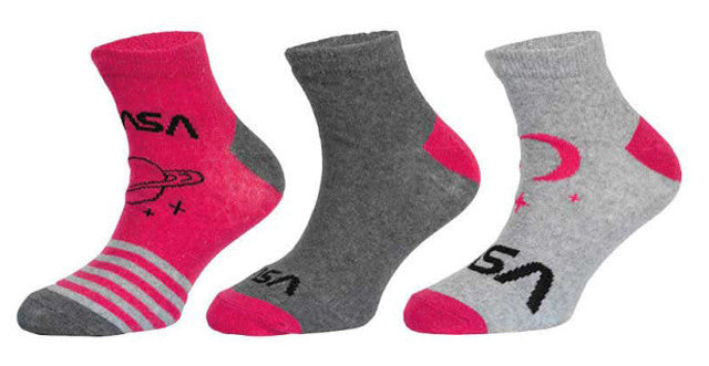 Nasa Pink Moon Kinder Sneakersocken 23/26