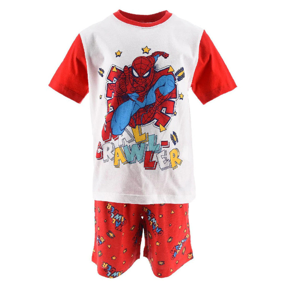 Spiderman Wall Crawler Red Kinderkurzpyjama 4 Jahre / 104 cm