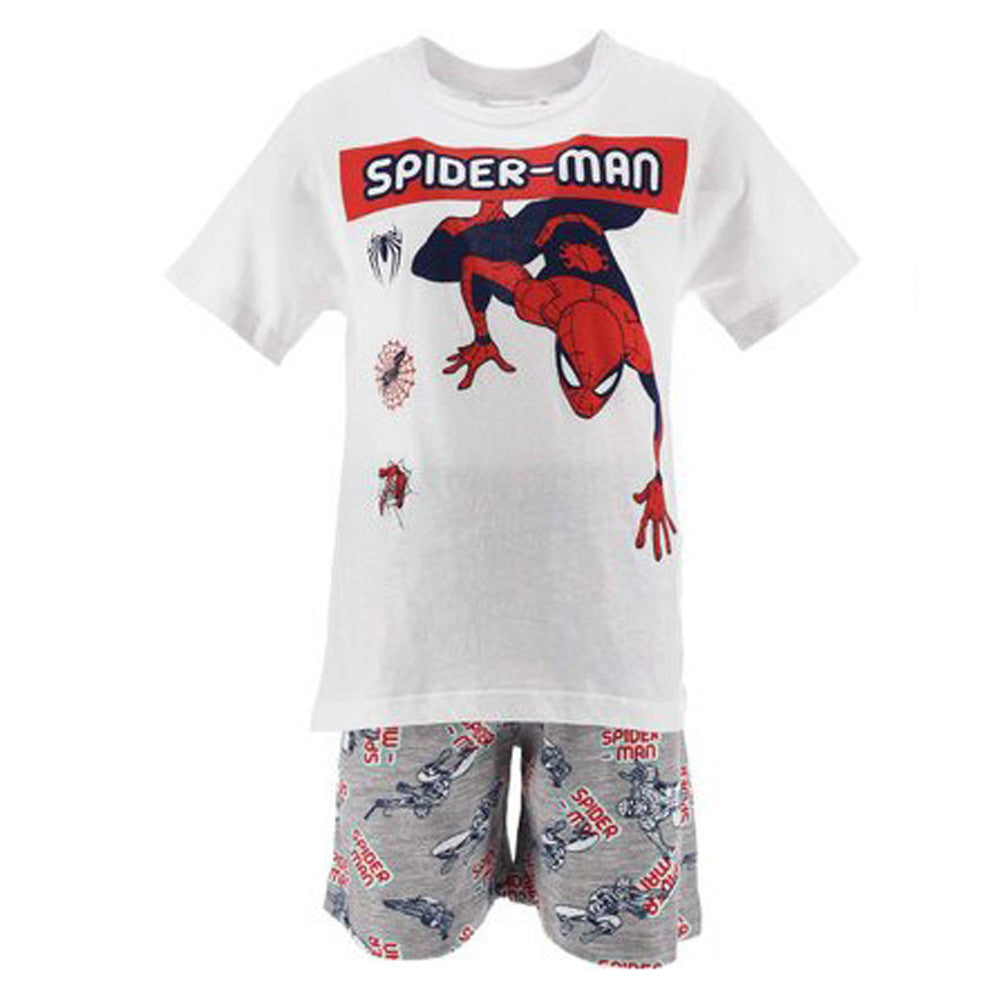 Spiderman Climb White Kinderkurzer Schlafanzug 3 Jahre / 98 cm