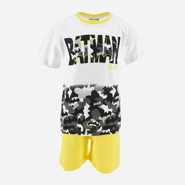 Batman Shadow Yellow kurzer Kinder-Schlafanzug 4 Jahre / 104 cm