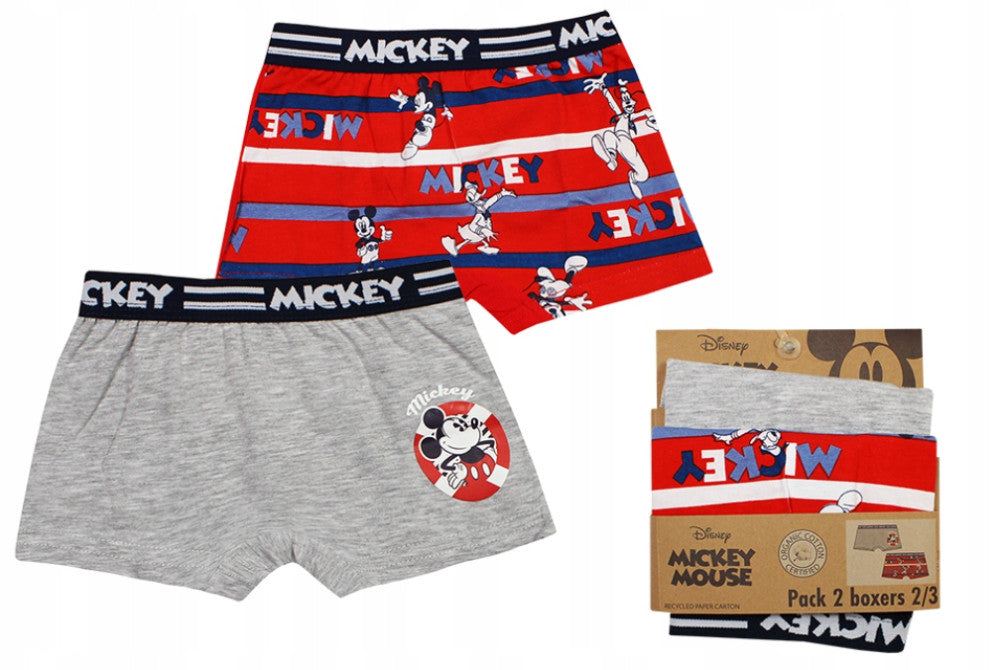 Disney Mickey Kinder Boxershorts 2 Stück/Paket 6/8 Jahre