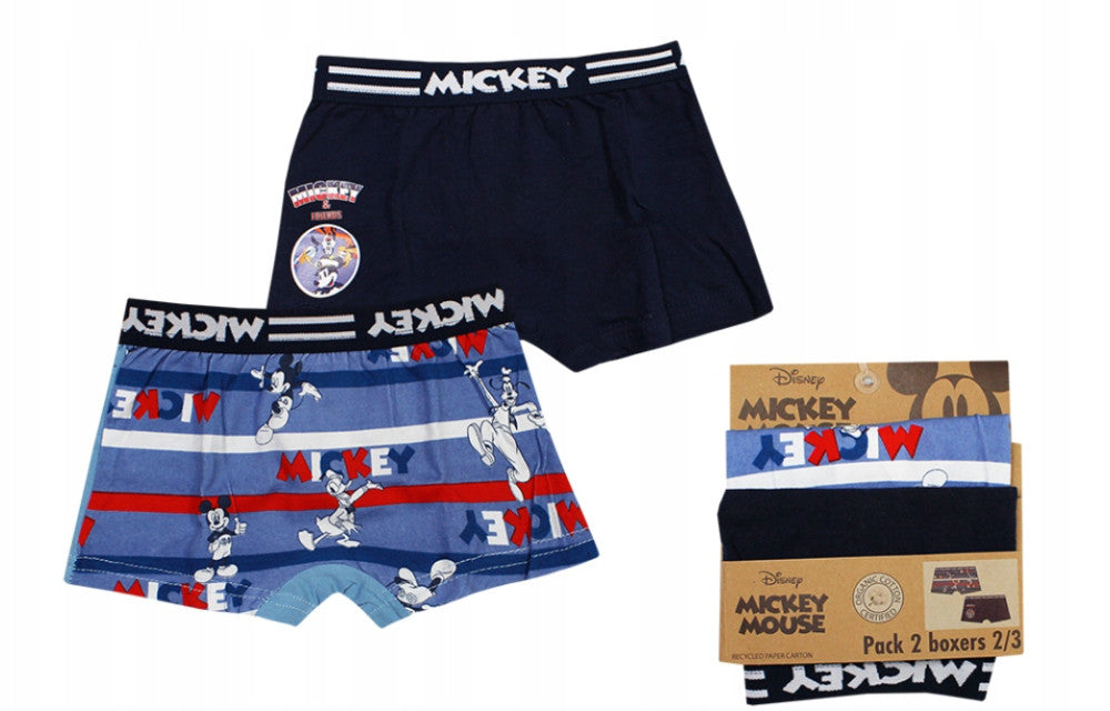 Disney Mickey Kinder Boxer, 2 Stück/Pack, 4/5 Jahre