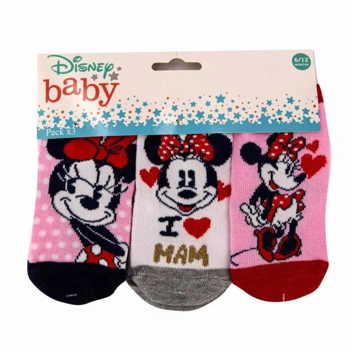 Disney Minnie Baby Socken 6/12 Monate