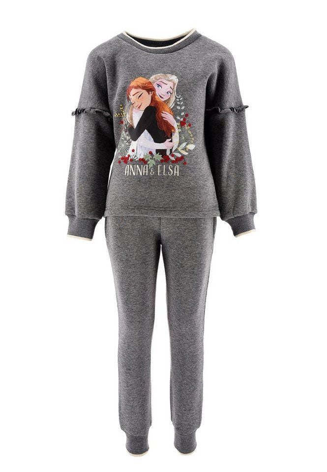 Disney Eiskönigin Kinder Pailletten Trainingsanzug, Jogging Set 5 Jahre