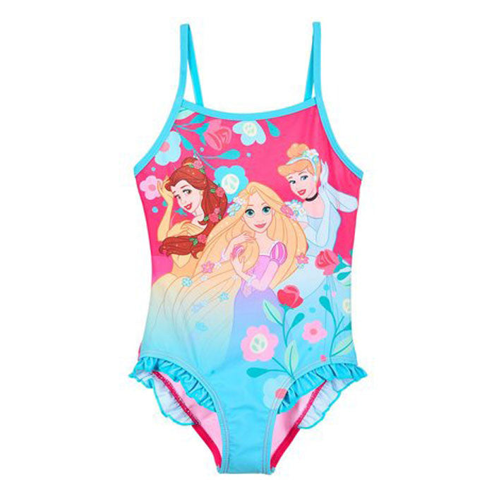 Disney Prinzessin Blooming Blue Kinder Badeanzug, Schwimmer 6 Jahre / 116 cm
