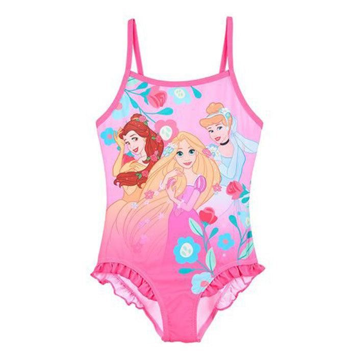 Disney Prinzessin Blooming Pink Kinder Badeanzug, 6 Jahre / 116 cm