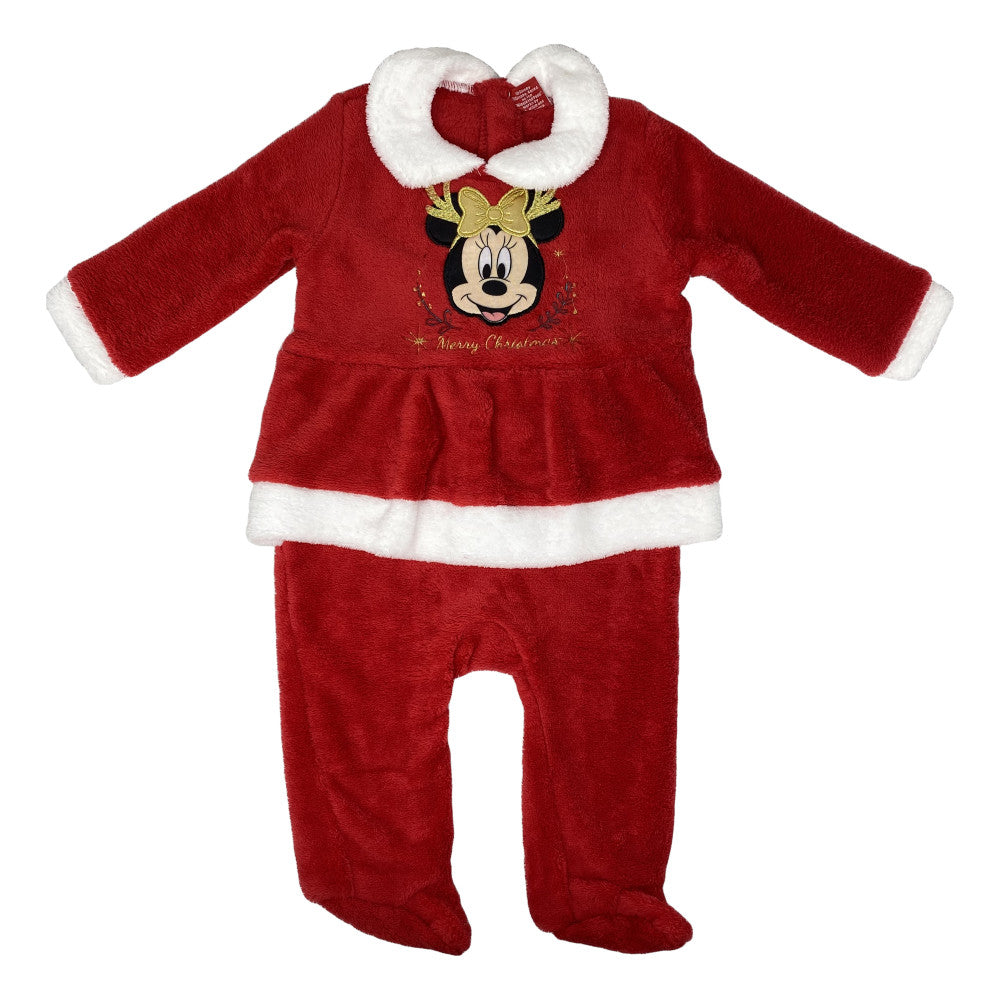 Disney Minnie Weihnachts-Babystrampler, Schlafanzug 24 Monate