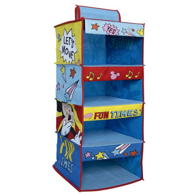 Disney Mickey hängender Schrankorganizer 4 Abschnitte