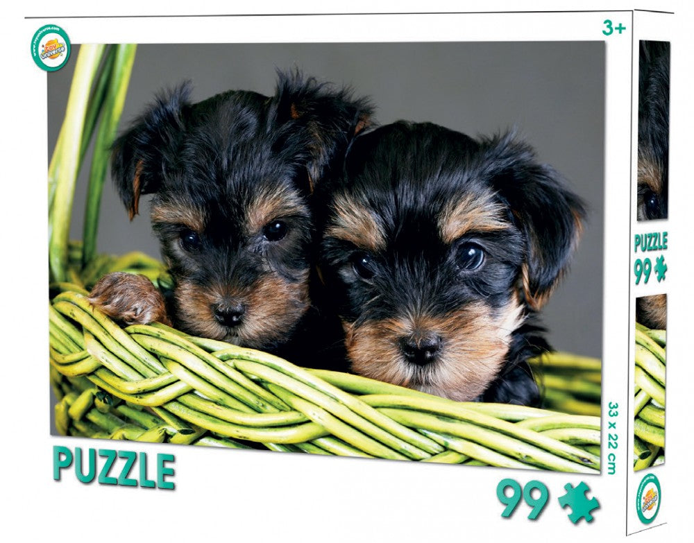Hund Yorkie Puzzle mit 99 Teilen