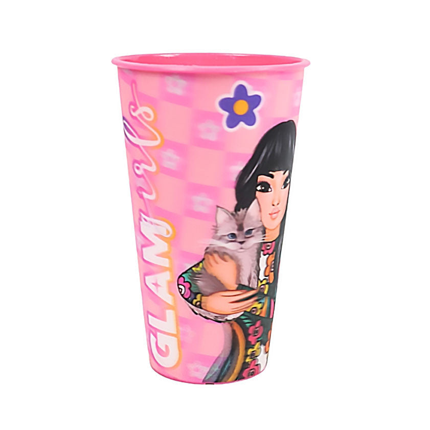 Glam Girls Team 3D-Effekt Kunststoffbecher 480 ml
