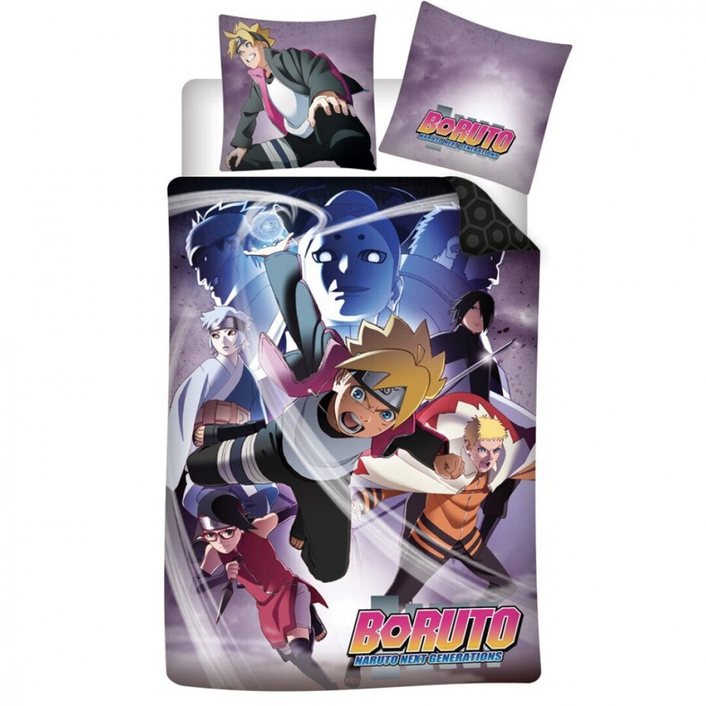 Naruto Rasengan's Power Boruto Bettwäsche 140×200cm, 65×65 cm