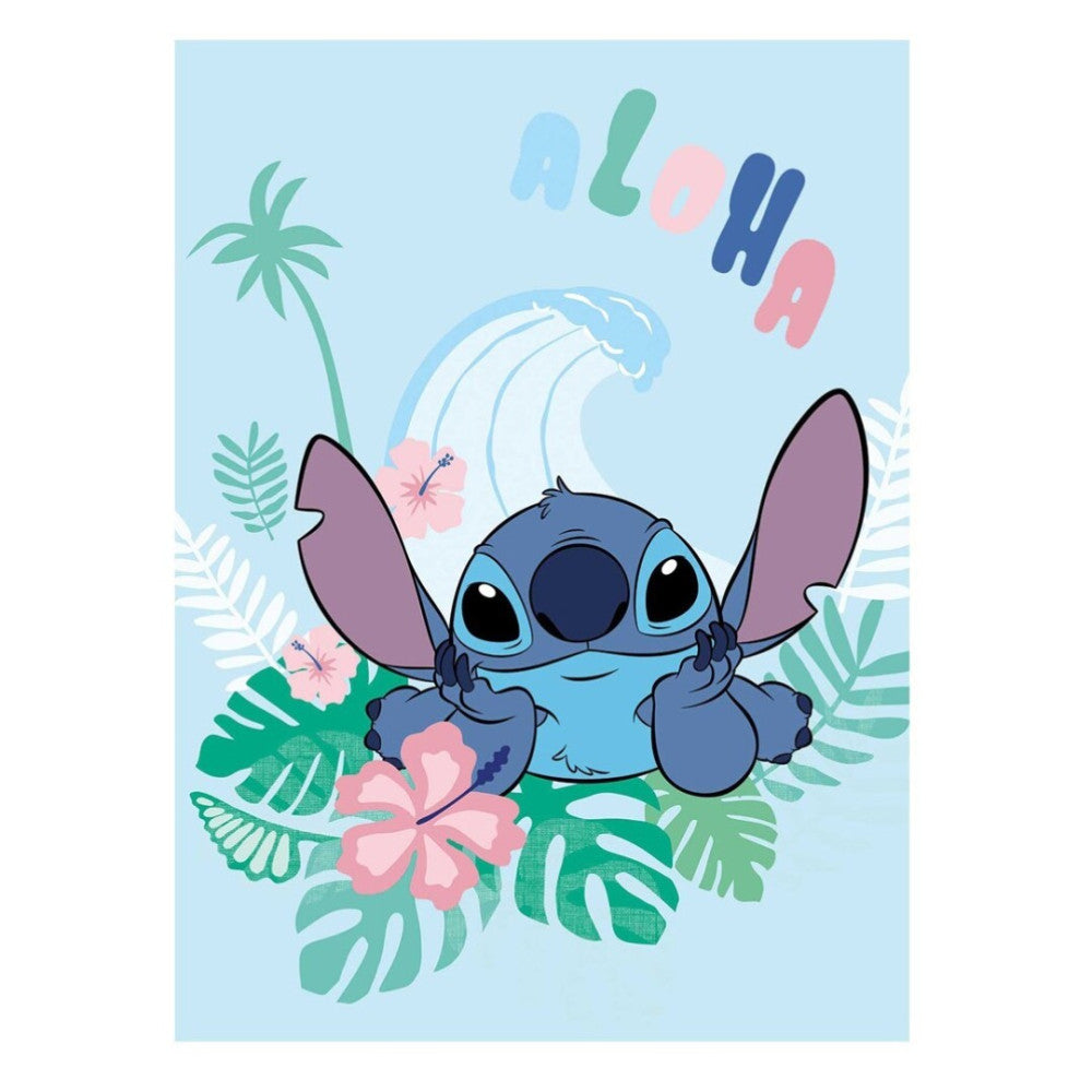 Disney Lilo und Stitch Aloha Coral Fleece Decke 100x150cm