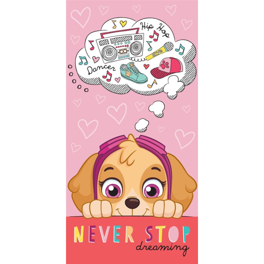 Paw Patrol Badetuch, Strandtuch 70x140cm (Schnelltrocknend)