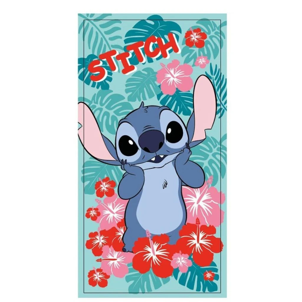 Disney Lilo und Stitch in Bloom Badetuch, Strandtuch 70x140cm (Fast Dry)