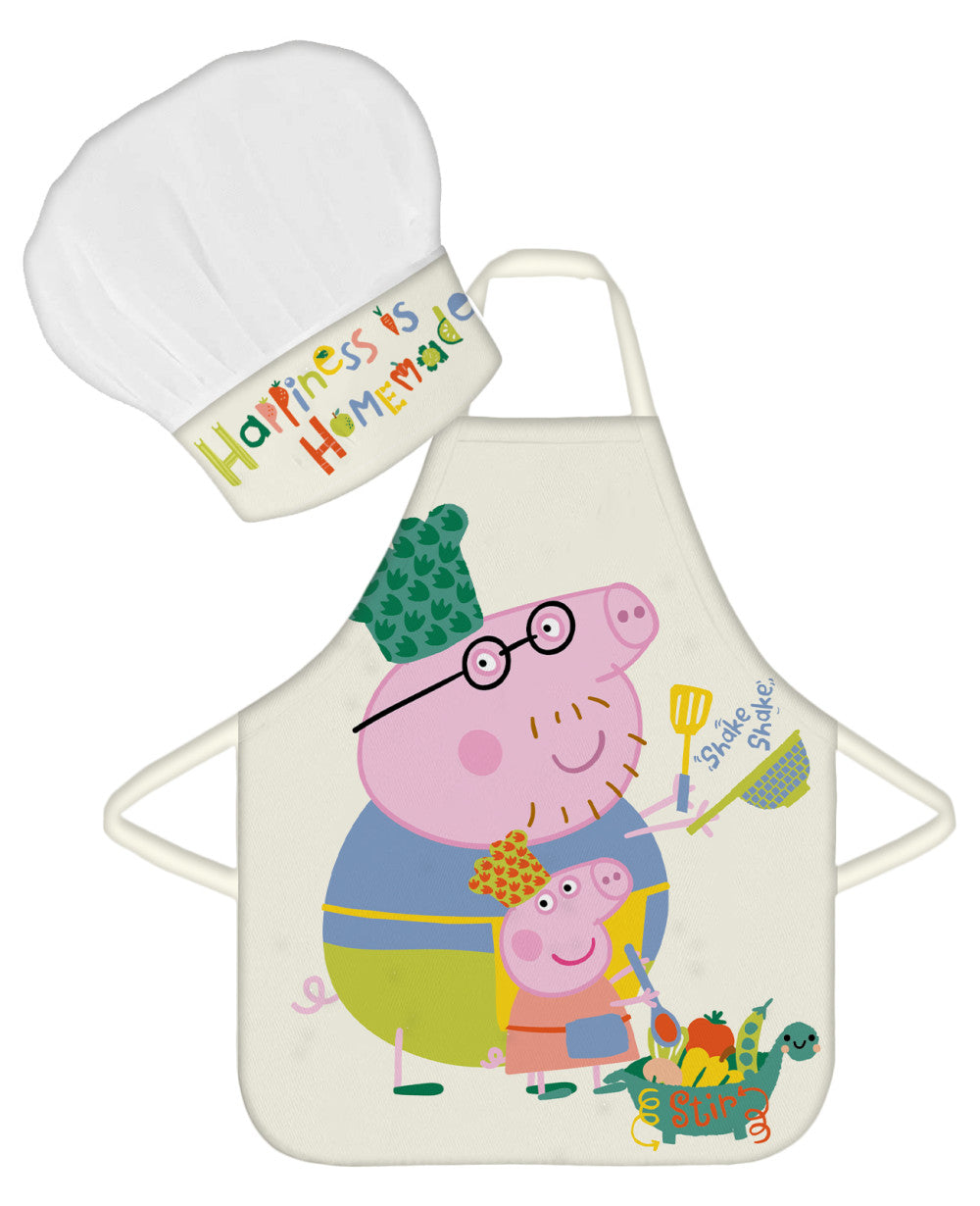 Peppa Wutz Shake Kinder Schürze 2-teiliges Set