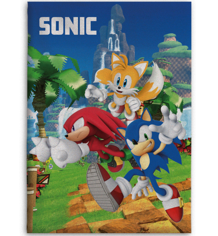 Sonic the Hedgehog Speedy Dreams Sonic the Hedgehog Fleece-Decke 100x140cm