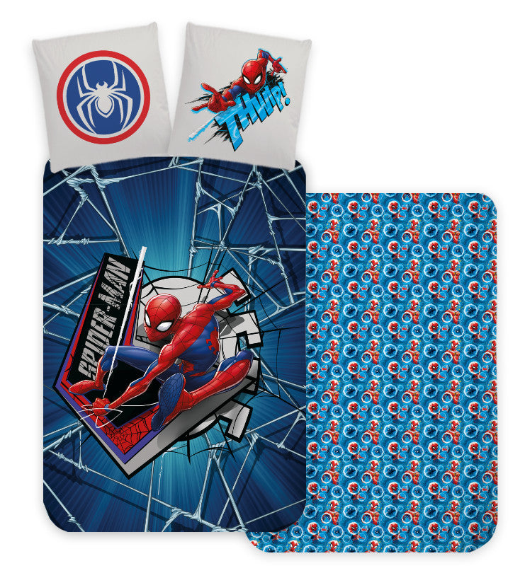 Spiderman Thiwp Bettwäschebezug 140×200cm, 70×90 cm