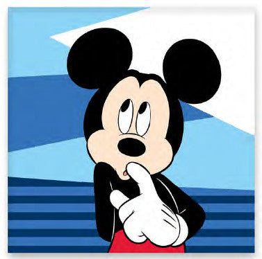 Disney Mickey Shy Handtuch, Gesichtshandtuch, Handtuch 30x30cm