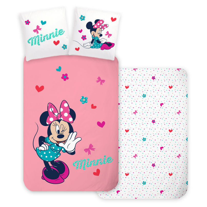 Disney Minnie Whisper Bettwäsche 140×200cm, 70×90 cm