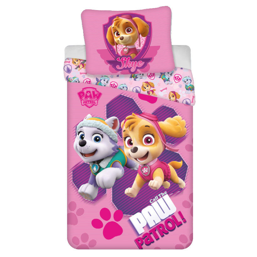 Paw Patrol Call Skye Bettbezug 140×200cm, 70×90 cm