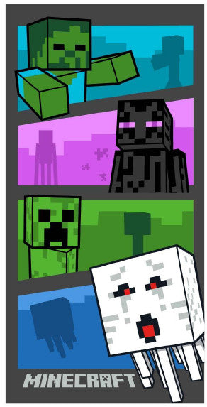 Minecraft Adventure Time Badetuch, Strandtuch 70x140cm