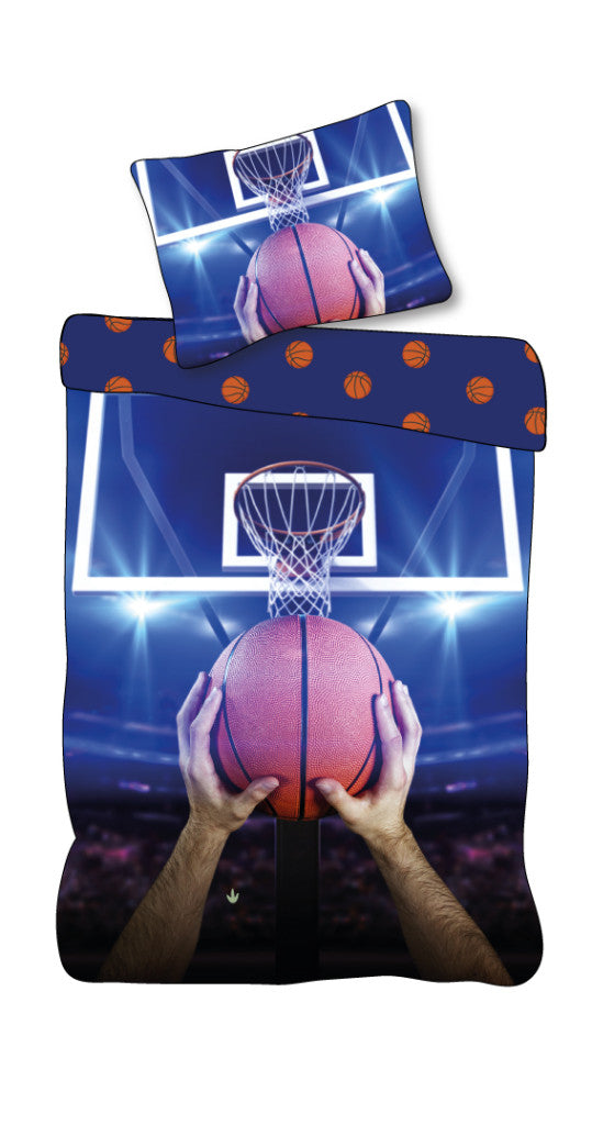 Sport Bagging Basketball-Bettwäsche 140×200cm, 70×90 cm