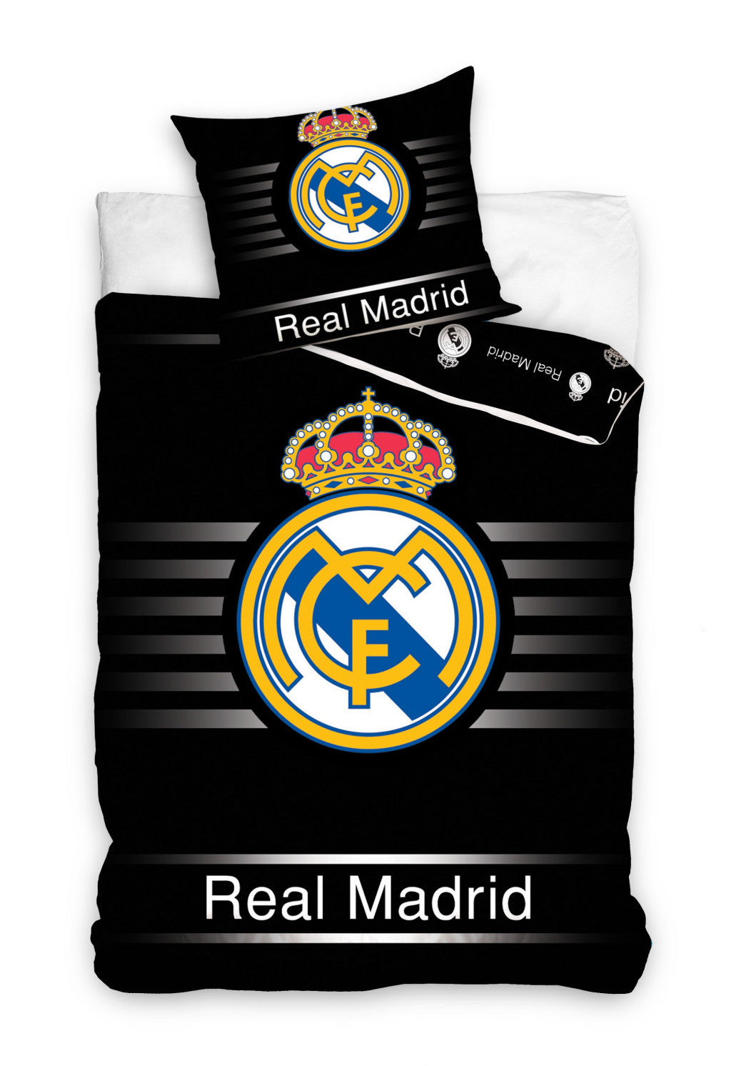 Real Madrid Black Bettwäsche 140×200cm, 70×90 cm