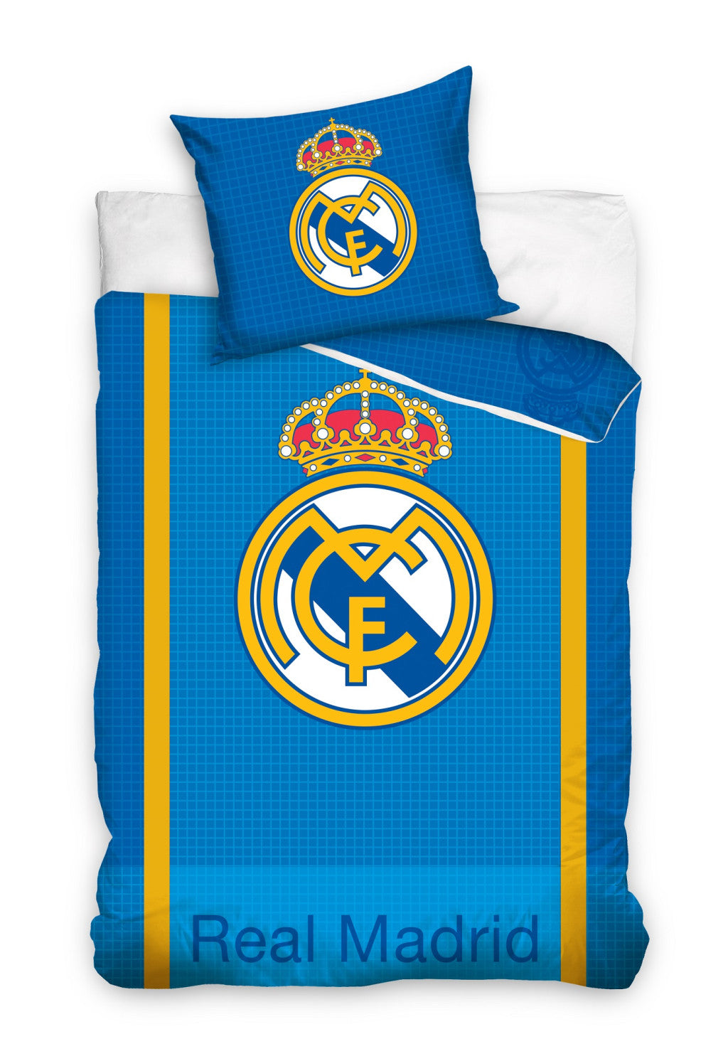 Real Madrid Blue Passion Bettwäsche 140×200 cm, 70×90 cm