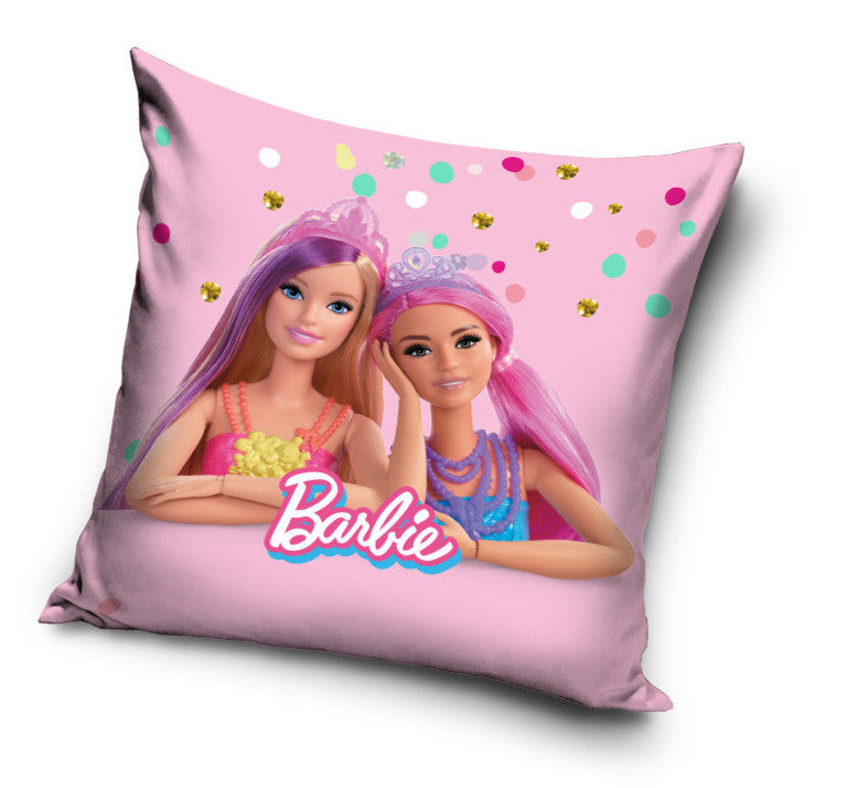 Barbie Friends Velours-Kissenbezug 40x40 cm