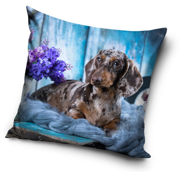 Hund Kissenbezug 40x40 cm