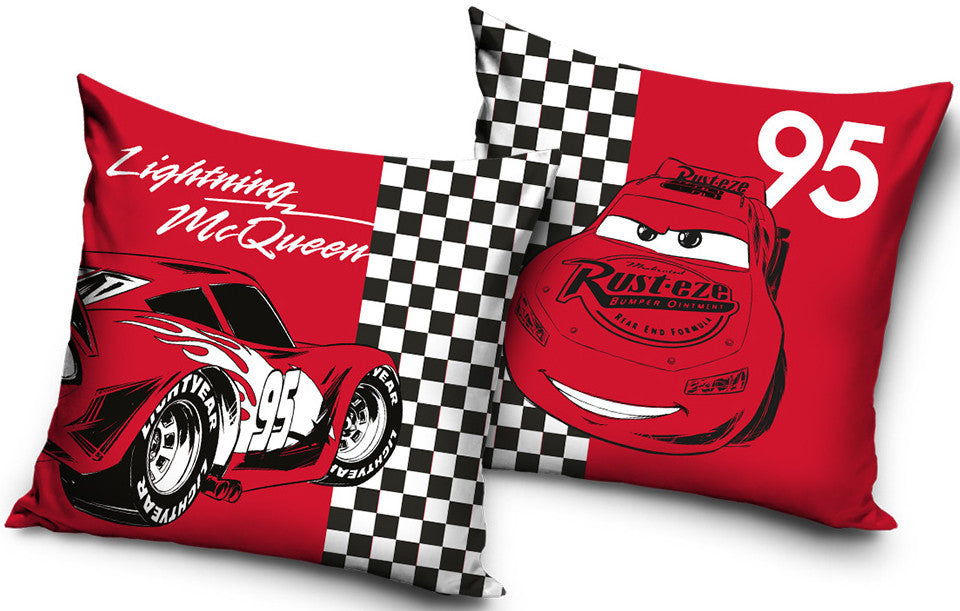 Disney Cars Samt Kissenbezug 40x40 cm