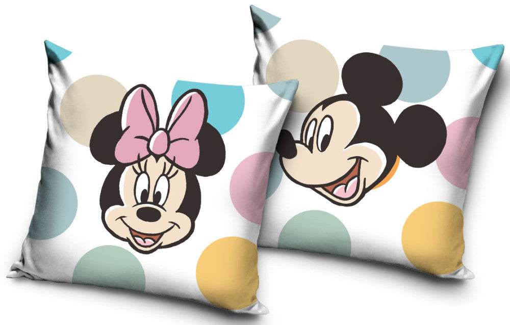 Disney Minnie Mickey Kissenbezug 40x40 cm Velours