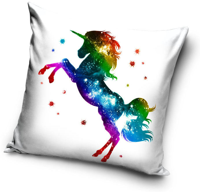 Einhorn Sky Kissen, Dekokissen 40x40 cm