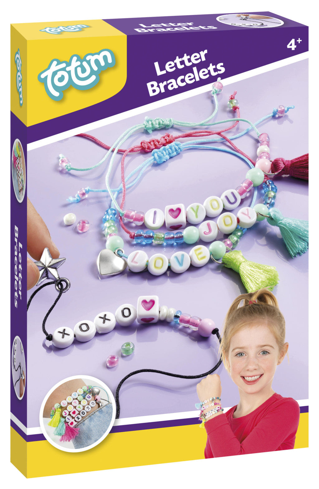 Farbe Totum Buchstaben-Armband-Bastelset