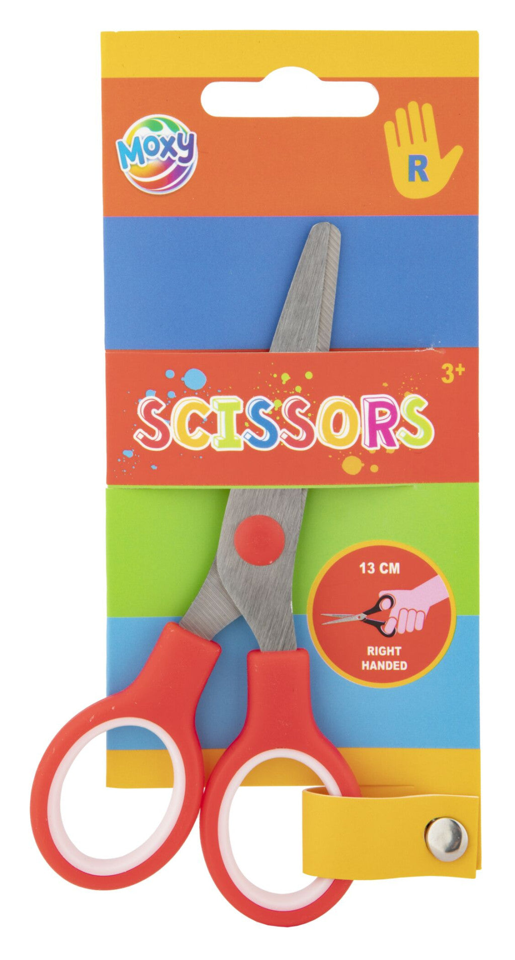 Farbe Moxy Rote rechtshändige Schere 13 cm