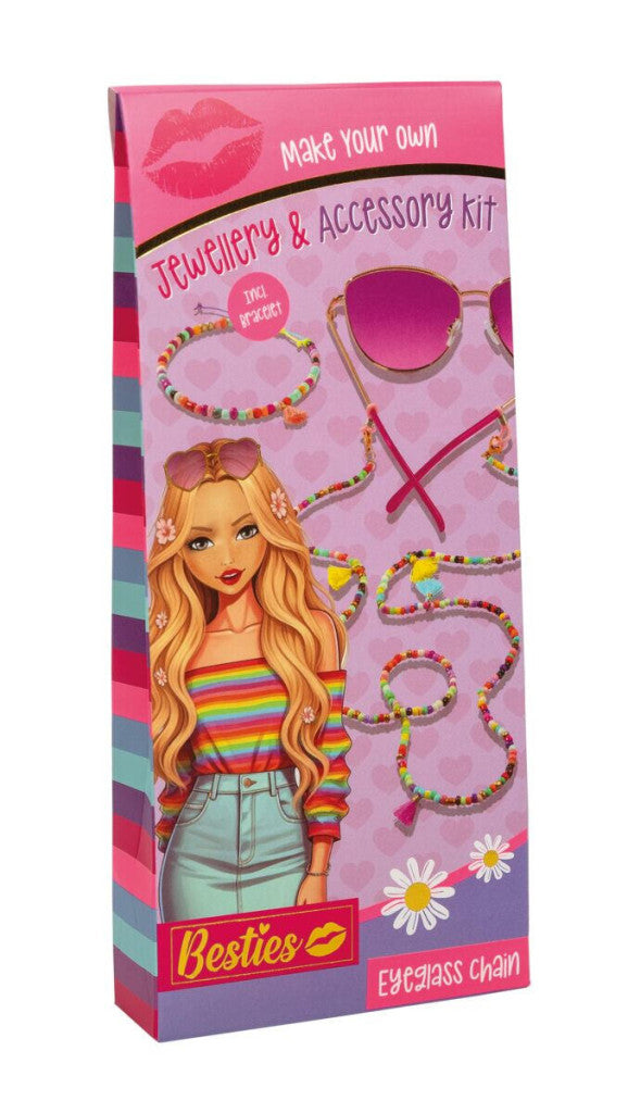 Farbe Besties Brillenzier-Kreis Set mit Armband