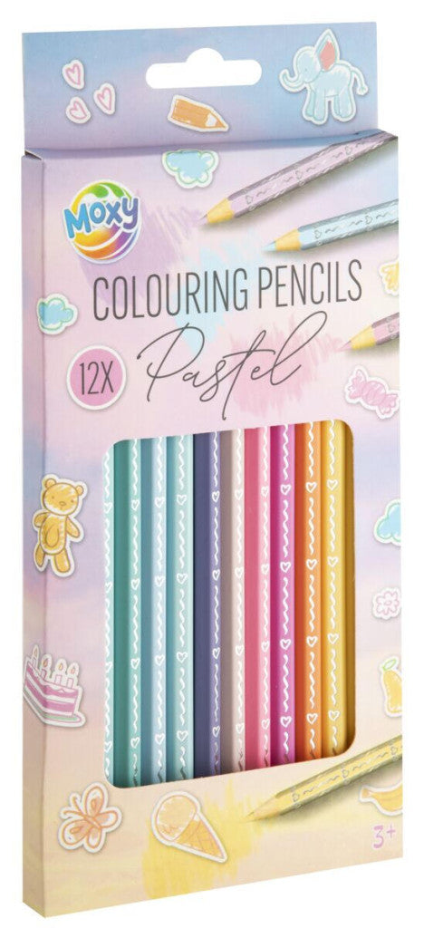Farbe Pastel 12-teiliges Bleistiftset