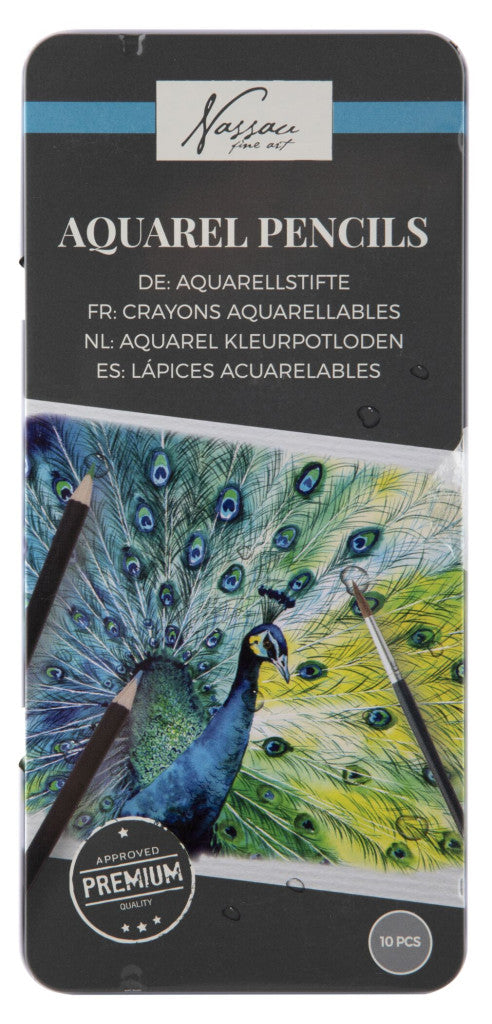 Farbe Nassau Aquarellstift Set von 10