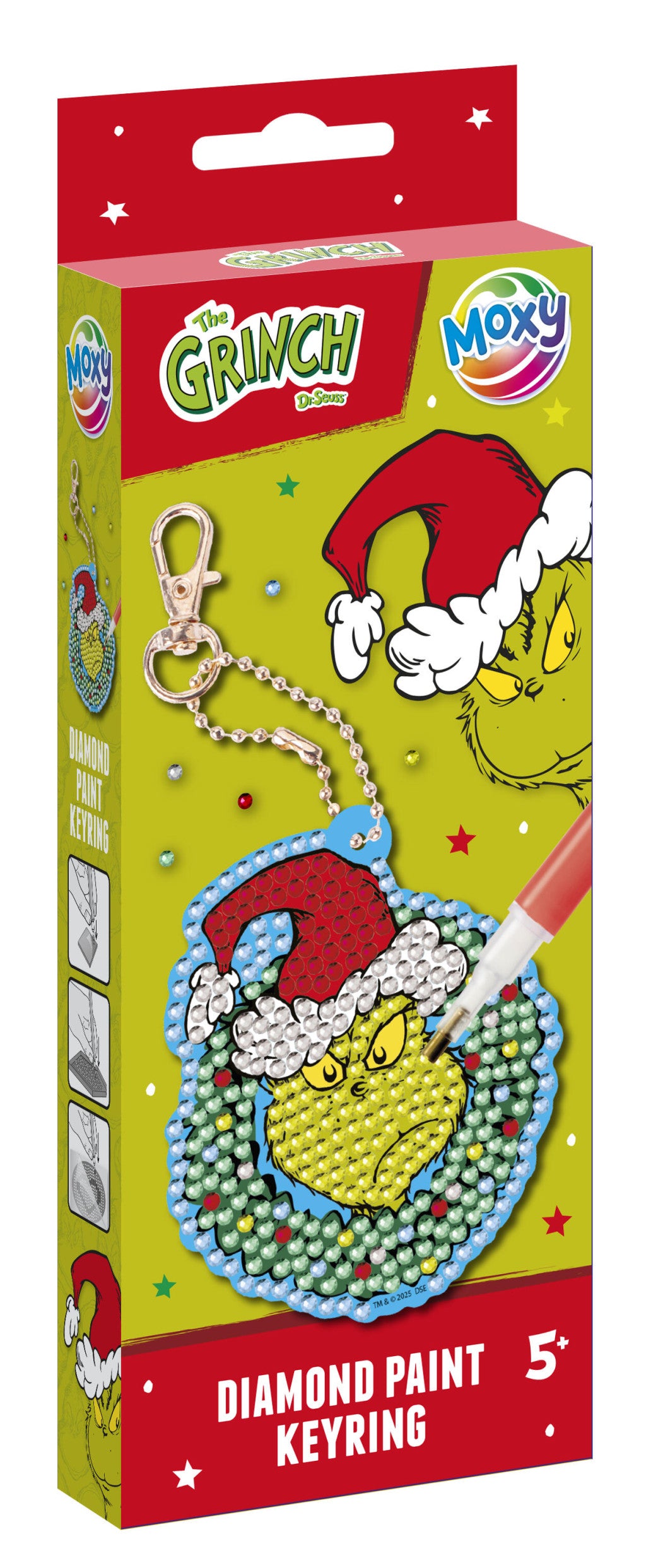 Der Grinch Dr Seuss Diamantperlen Schlüsselanhänger Bastelset