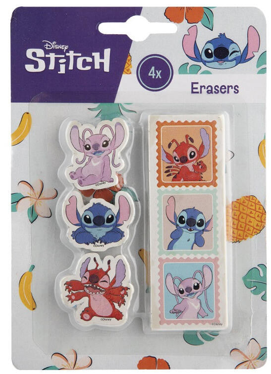 Disney Lilo und Stitch Aloha Form-Radiergummi-Set 4-teilig