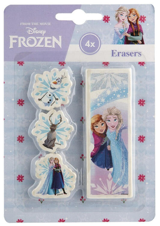 Disney Eiskönigin Sisters radiergummi set 4-teilig