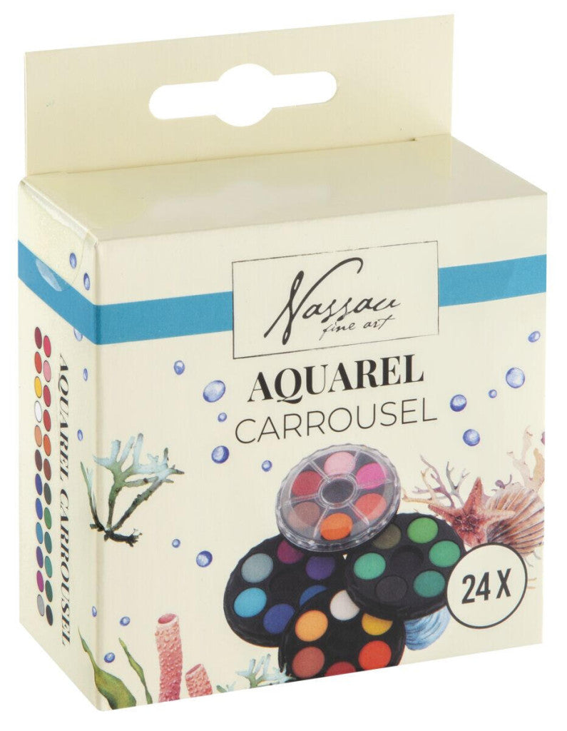 Farbe Nassau Carrousel Acrylfarben Set, 24-teilig