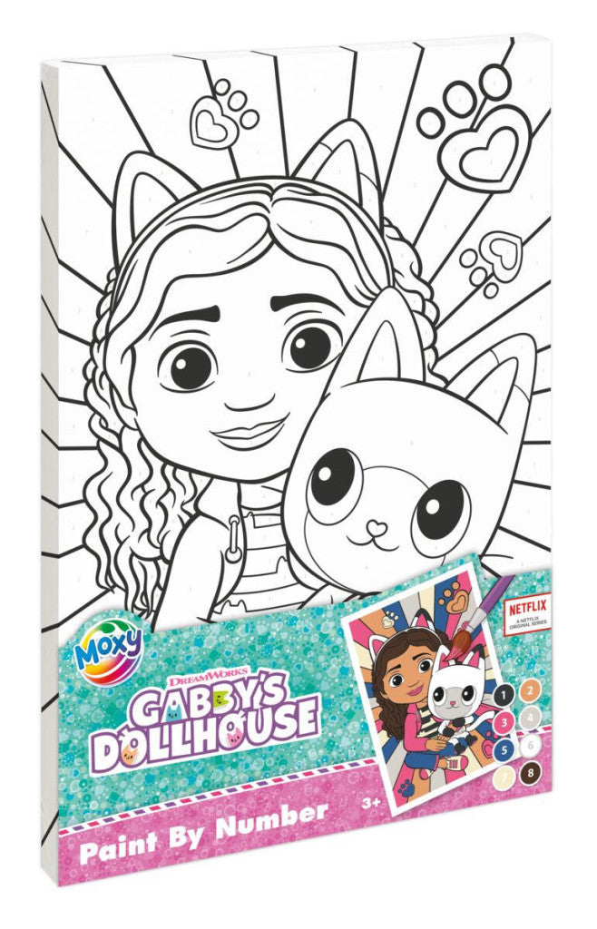 Gabby's Dollhouse Friends Malset mit Zahlen